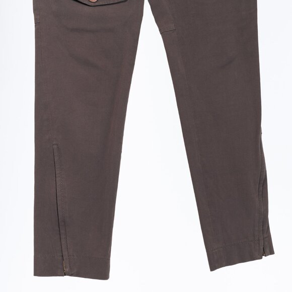 Brunello Cucinelli Brown Cotton-Twill Equestrian Trousers - Picture 5 of 11